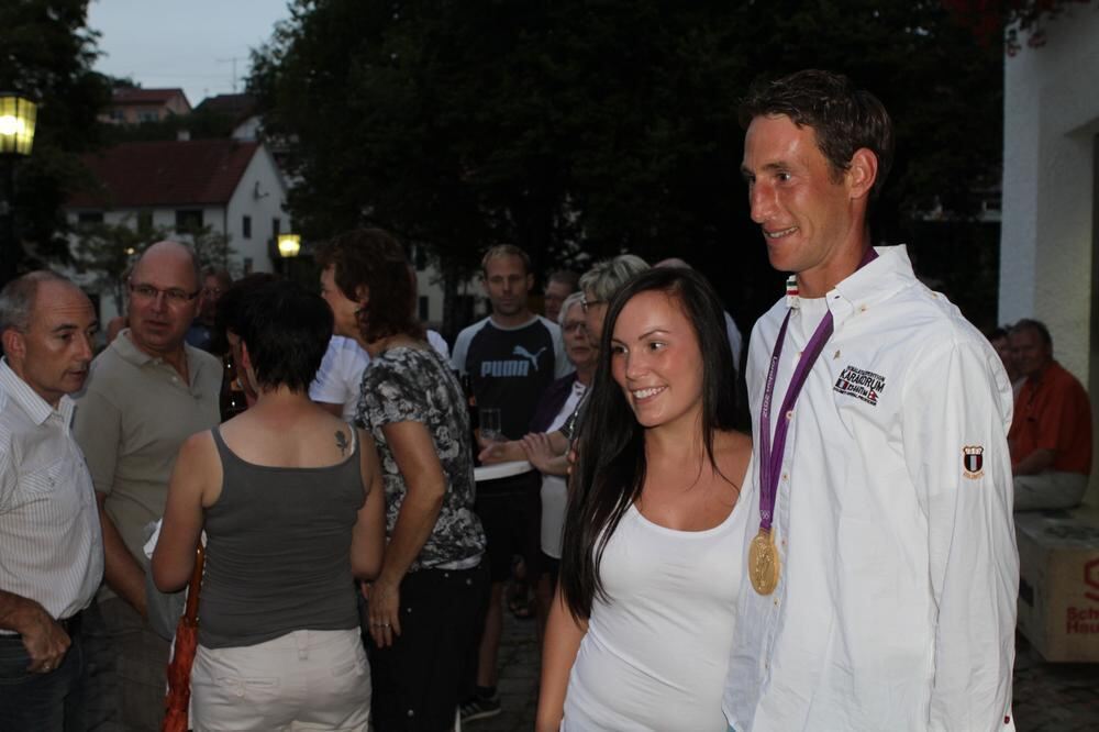 Empfang Olympiasieger Dirk Schrade in Gomadingen 2012