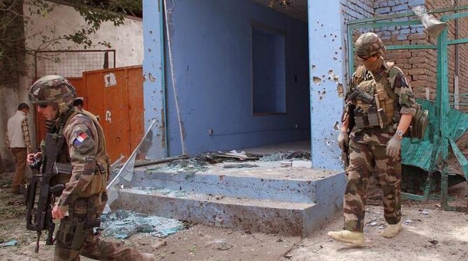 Bei einem Selbstmordanschlag im Kabuler Diplomatenviertel sind mehrere Menschen getötet worden. Foto: S. Sabawoon