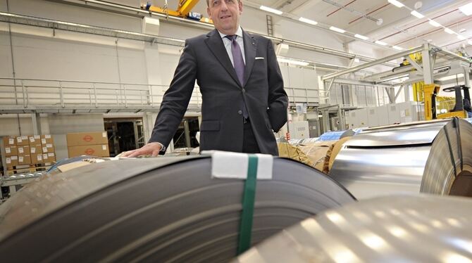 Stefan Wolf, der Vorstandsvorsitzende des in Dettingen/Erms ansässigen Autozulieferers ElringKlinger.