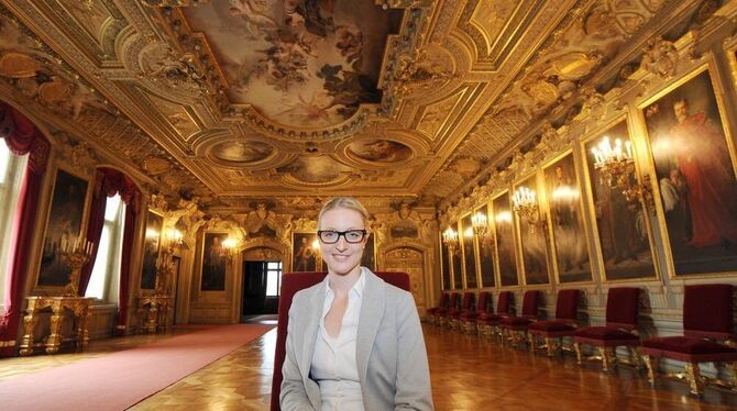 Lisa-Kristin Näpel ist Verwalterin von Schloss Sigmaringen. Lisa-Kristin Näpel ist Verwalterin von Schloss Sigmaringen.