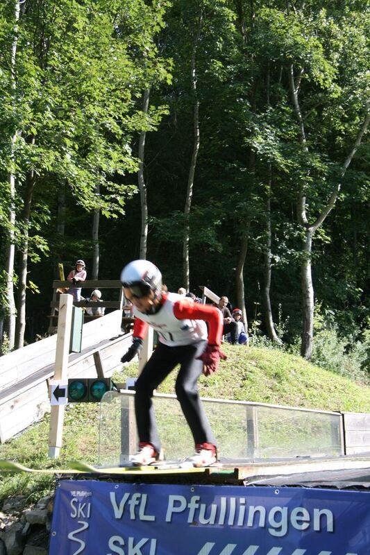 Sommerskispringen des VfL Pfullingen 2012