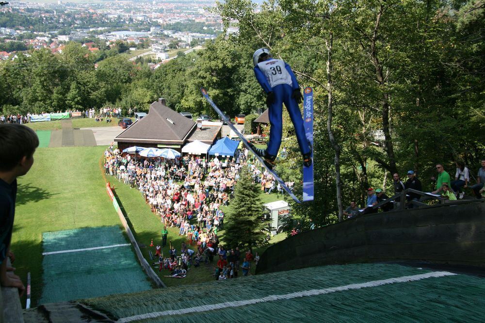 Sommerskispringen des VfL Pfullingen 2012