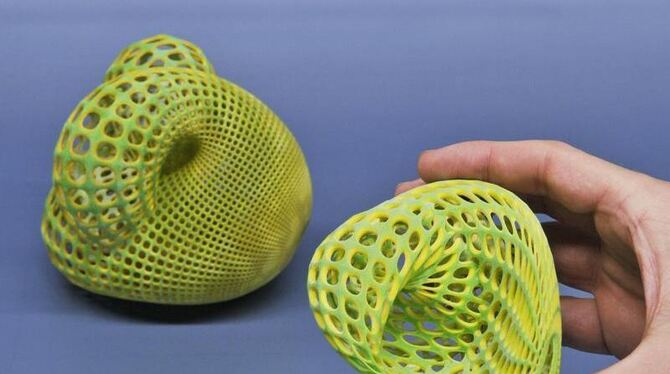 Objekte als mathematische Modelle, aus dem 3D-Drucker. Foto: Ulrich Dahl/Technische Universität Berlin"