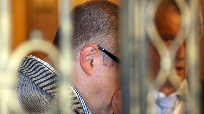 Der Angeklagte im Berliner Kriminalgericht Moabit. Foto: Stephanie Pilick