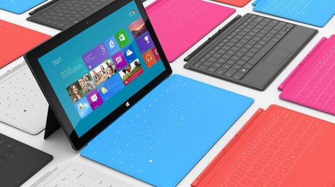 Soll nicht viel billiger als Apples iPad werden: Microsofts erstes Tablet »Surface«. Foto: Microsoft