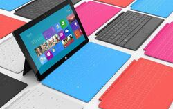 Soll nicht viel billiger als Apples iPad werden: Microsofts erstes Tablet «Surface». Foto: Microsoft