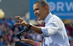 Mit aufgekrempelten Ärmeln im Wahlkampf: US-Präsident Barack Obama. Foto: CJ Gunther