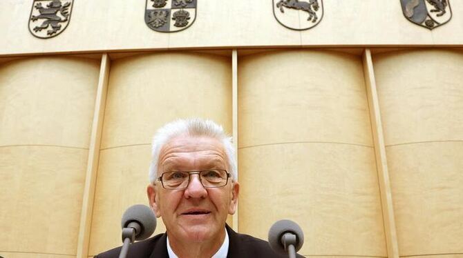 Als erster Grünen-Politiker hat Winfried Kretschmann den Vorsitz im Bundesrat übernommen. Foto: Wolfgang Kumm