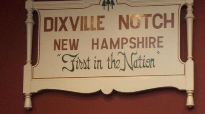 Im Miniort Dixville Notch (New Hampshire) beginnt traditionell die US-Wahl. Foto: Herb Swanson 