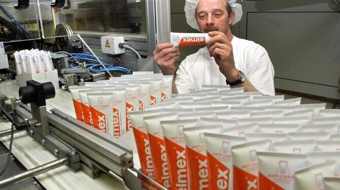 So sieht die Elmex Produktion in Lörrach aus.