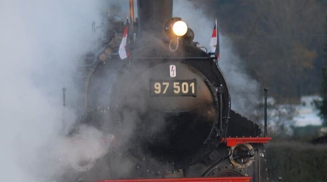 Nach 50 Jahren Stillstand wurde die Lok wieder in Gang gebracht.  FOTO: ANTZ