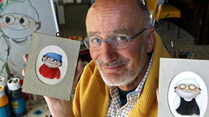 Der Vater der Mainzelmännchen: Wolf Gerlach. Foto: Ingo Wagner