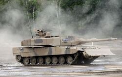 Zu Rüstungsgütern zählen nicht nur Kriegswaffen wie dieser Leopard 2, sondern alle Produkte, die für militärische Zwecke kons