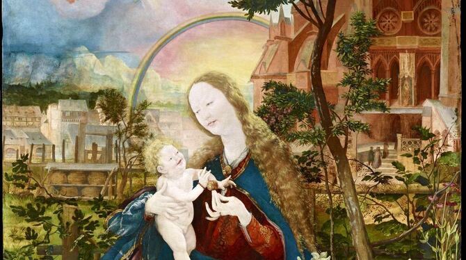 Die Stuppacher Madonna hat Matthias Grünewald 1516 - unmittelbar nach Vollendung des Isenheimer Altars - für die Stiftskirche in Die Stuppacher Madonna hat Matthias Grünewald 1516 - unmittelbar nach Vollendung des Isenheimer Altars - für die Stiftskirche in