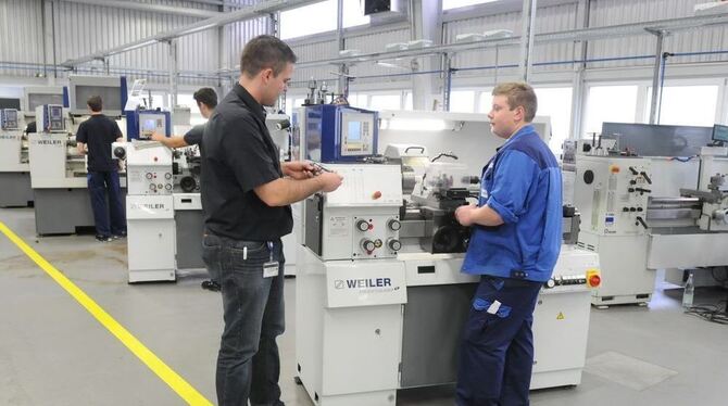 Siemens hat in Kilchberg eine moderne Ausbildungswerkstatt eröffnet. FOTO: MEYER Siemens hat in Kilchberg eine moderne Ausbildungswerkstatt eröffnet. FOTO: MEYER