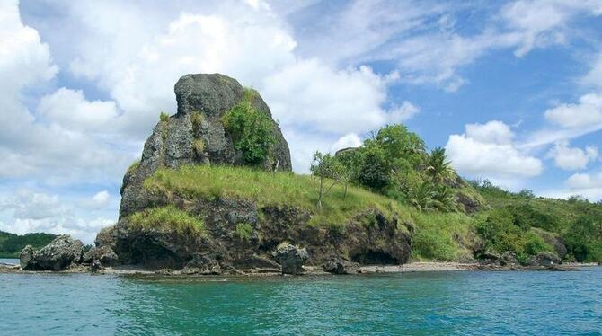 Die Fidschi-Insel Vorovoro: Der Meeresspiegel steigt einer Studie zufolge viel rascher als vorausgesagt. Foto: www.tribewante