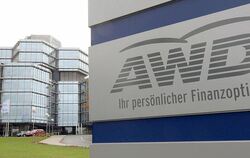 Die Zentrale des Finanzdienstleisters AWD in Hannover (Niedersachsen). Foto: Peter Steffen/Archiv