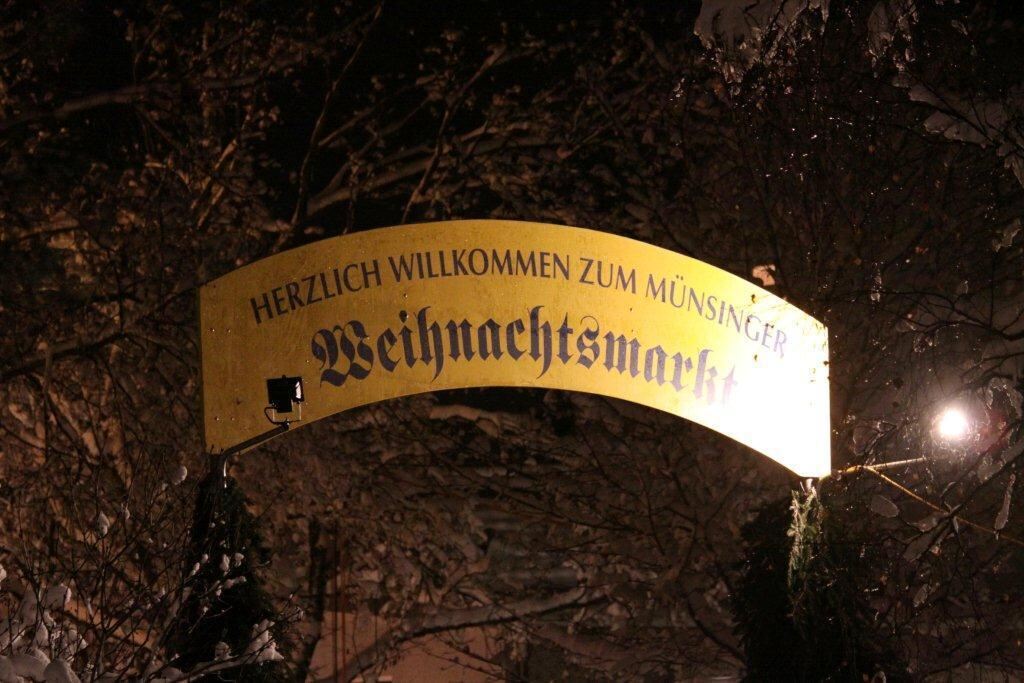 Weihnachtsmarkt Münsingen.