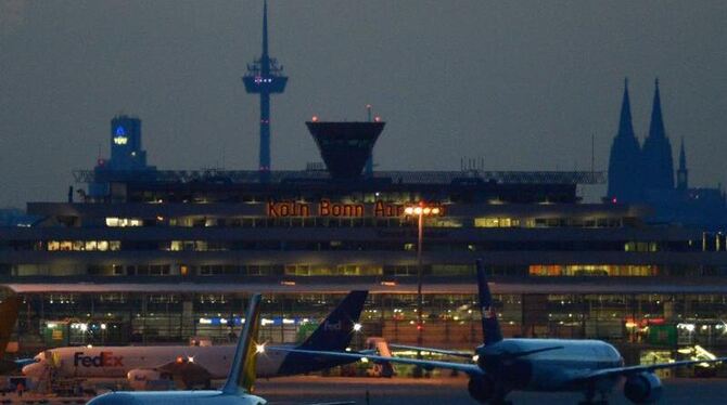 Am Flughafen Köln/Bonn wird gestreikt. Foto: Federico Gambarini /Archiv