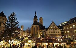 Der Weihnachtsmarkt in Stuttgart.