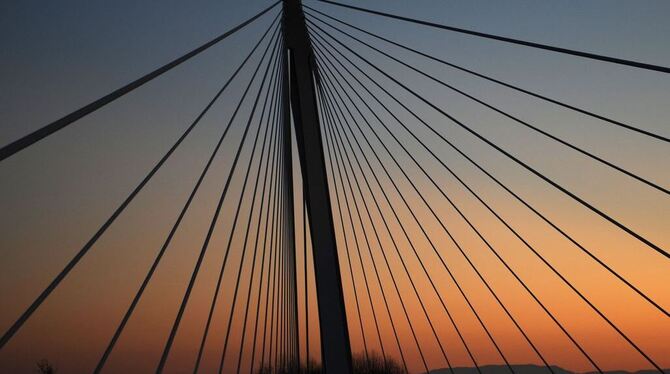 Brücke zwischen Kehl und Straßburg. FOTO: DPA