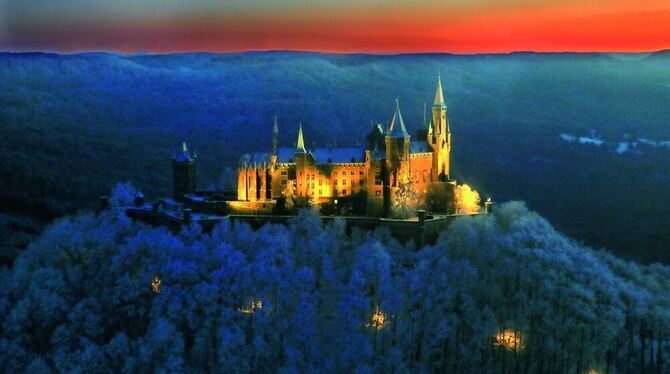 Hohenzollern im Lichterglanz.