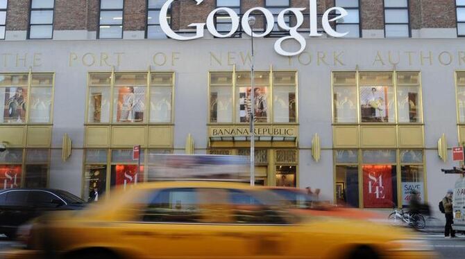 Büro von Google in New York: Der Internetkonzern konnte 2012 mit einem starken Quartal beenden. Foto: Andrew Gombert / Archiv