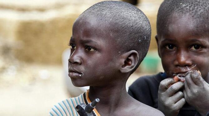 Zwei Jungen in Mali. Foto: Nic Botha