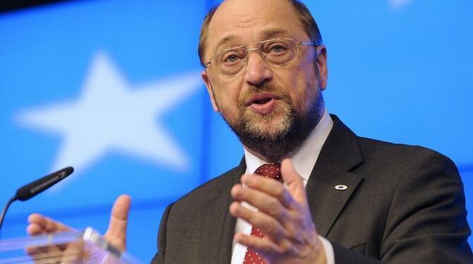 Europaparlamentspräsident Martin Schulz hält die Einigung für ein »unglaubliches Täuschungsmanöver«. Foto: Yoan Valat 