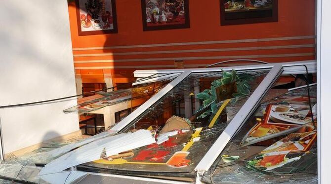 Die meisten Verletzten wurden von Scherben zersplitterter Scheiben getroffen. Foto: ITAR-TASS/Yulia Airikh