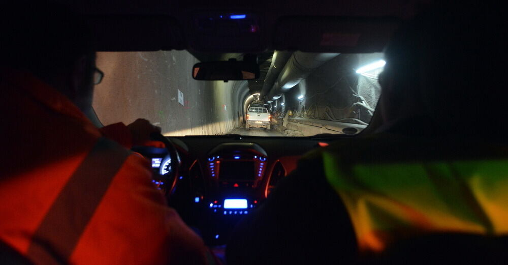 Scheibengipfeltunnel Februar 2013