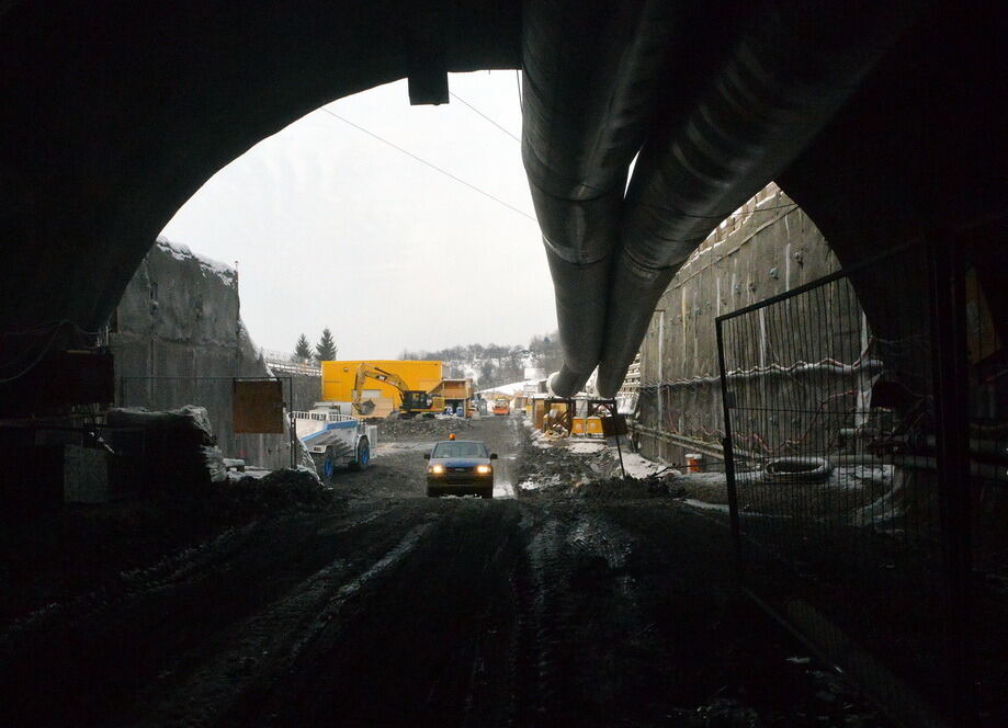 Scheibengipfeltunnel Februar 2013