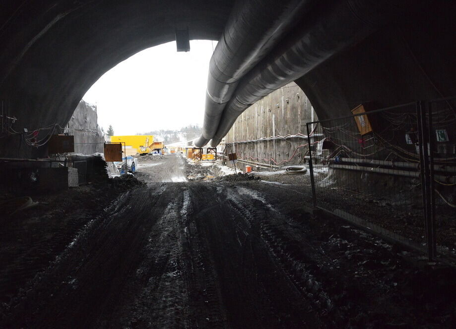 Scheibengipfeltunnel Februar 2013