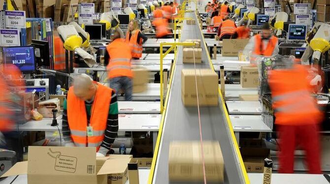 Amazon setzt auf Leiharbeiter. Foto: Jan-Philipp Strobel