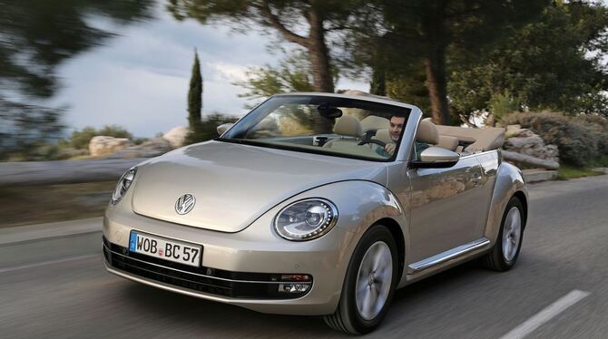 Die Legende lebt: das neue Beetle Cabriolet. FOTOS: VW