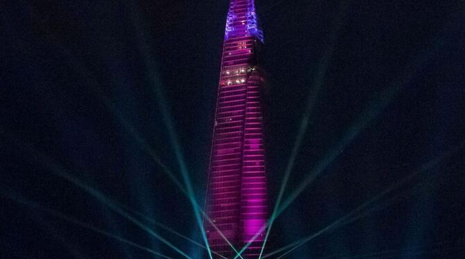 Das mit 310 Metern höchste Haus Westeuropas »The Shard« in London ist auch für Besucher geöffnet.  FOTO: DPA