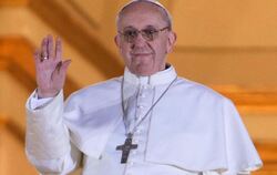 Papst Franziskus hat ein Herz für den Fußball. Foto: Michael Kappeler