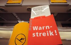 Warnstreik  bei der Lufthansa