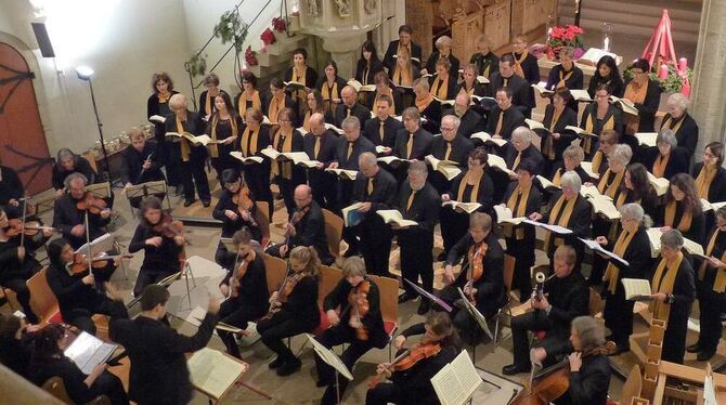 Die Mauritiuskantorei Ofterdingen feiert die Auferstehung mit einer Bach-Kantate. FOTO: BINDER