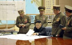 Nordkorea denkt nicht daran, sein Atomwaffenprogramm aufzugeben. Foto:KCNA SOUTH KOREA OUT NO SALES