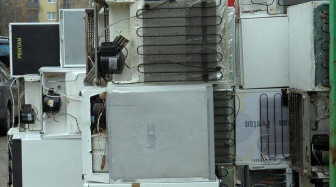 Entsorgte Kühlschränke. Foto: Jan-Peter Kasper Entsorgte Kühlschränke. Foto: Jan-Peter Kasper