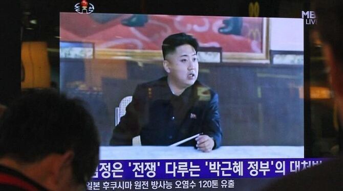 Kim Jong-Un ist im südkoreanischen Fernsehen zu sehen. Foto: Jeon Heon-Kyun