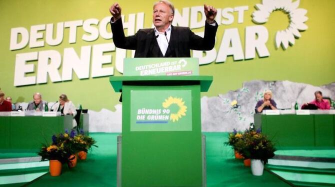 Der Spitzenkandidat der Grünen für die Bundestagswahl: Jürgen Trittin. Foto: Kay Nietfeld/dpa