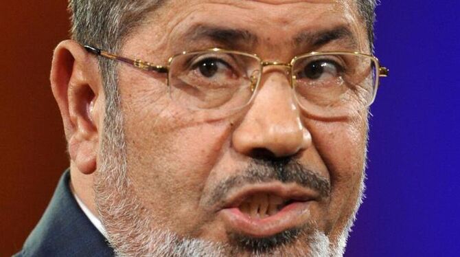 Ägyptens Präsident Mursi gehört nach einem Bericht von Reporter ohne Grenzen (ROG) zu den weltweiten "Feinden der Pressefreih