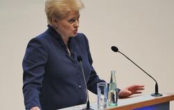 Die litauische Präsidentin Dalia Grybauskaite. Foto: Henning Kaiser