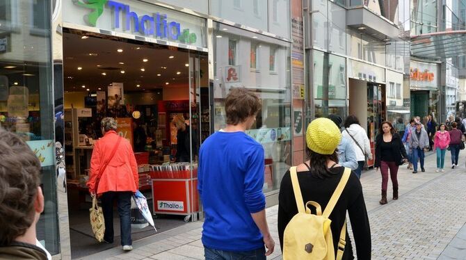 Unruhige Zeiten in der Müller-Galerie: Nun schließt auch die Reutlinger Filiale der Buchhundlung Thalia. Unruhige Zeiten in der Müller-Galerie: Nun schließt auch die Reutlinger Filiale der Buchhundlung Thalia.