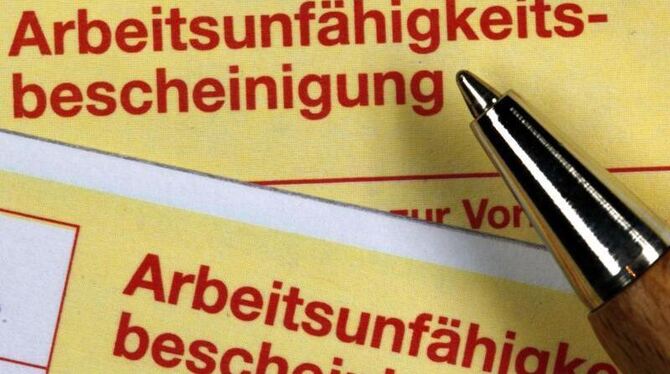 Bei den Krankschreibungen gibt es enorme Unterschiede in Deutschland. Foto: Jens Büttner