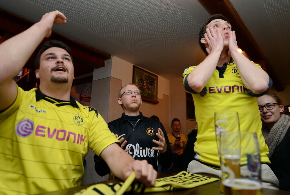 Fans feiern Champions-League-Finale 2013