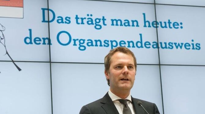Auch Bundesgesundheitsminister Daniel Bahr will zum Tag der Organspende nach Essen kommen. Foto: Maurizio Gambarini