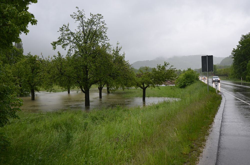 Hochwasser Echaztal Juni 2013